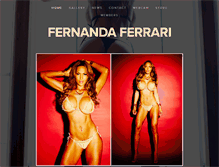 Tablet Screenshot of fernandaferrari.com